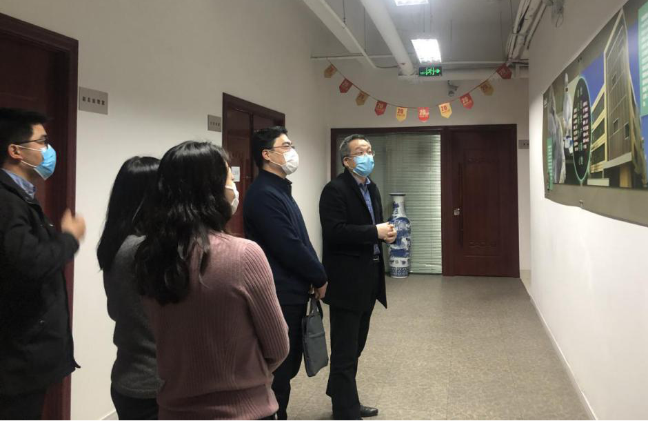 上海市市委组织部到304AM永利调研党建和抗疫工作